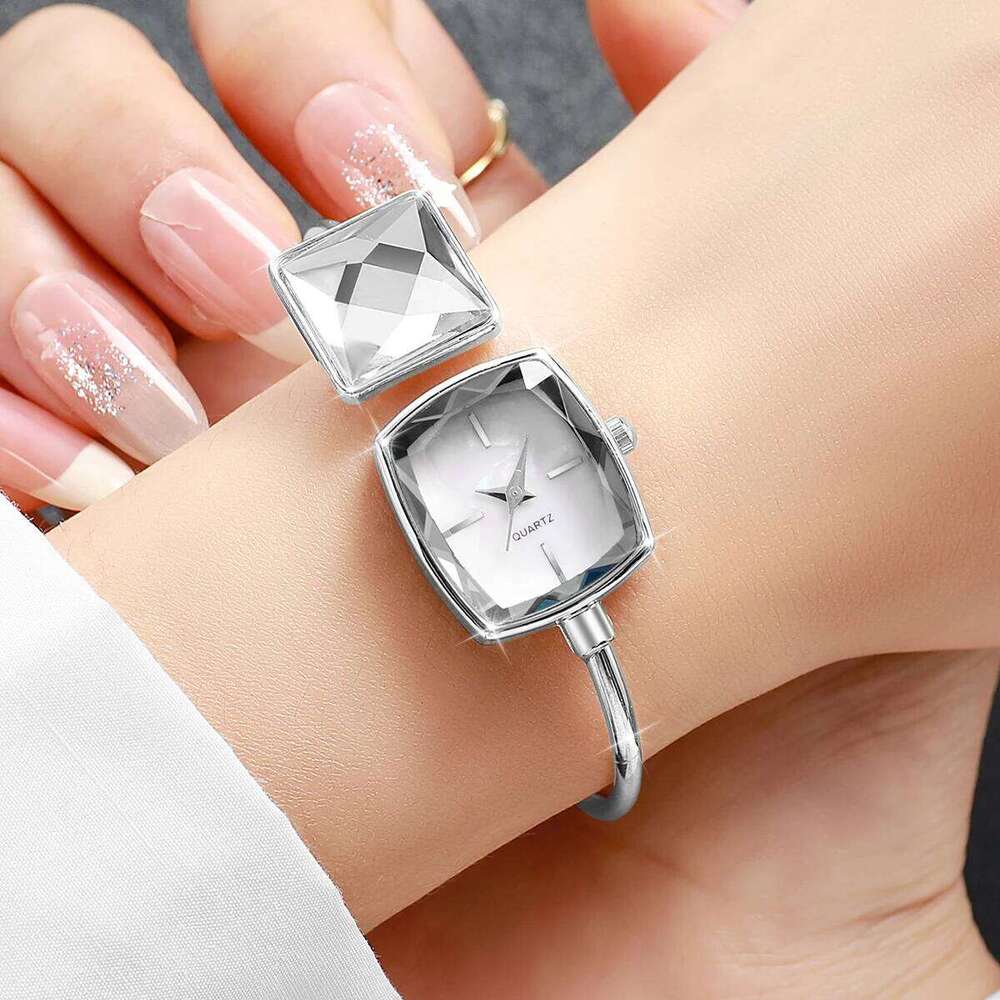 Elegant Square Women Quartz Wristwatch Ladies Fashion Diamond Bracelet Strap Watch Reloj Mujer Girls Clock Gift Z260206