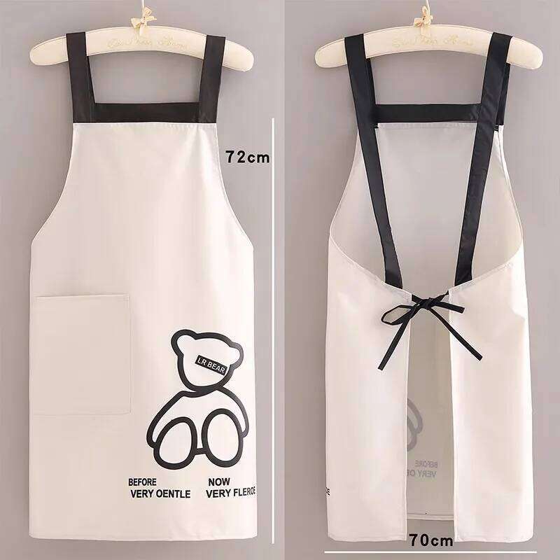 Cooking Apron For Woman Men Chef Waiter Cafe Shop BBQ Hairdresser Aprons Bibs Kitchen Accessories S260205