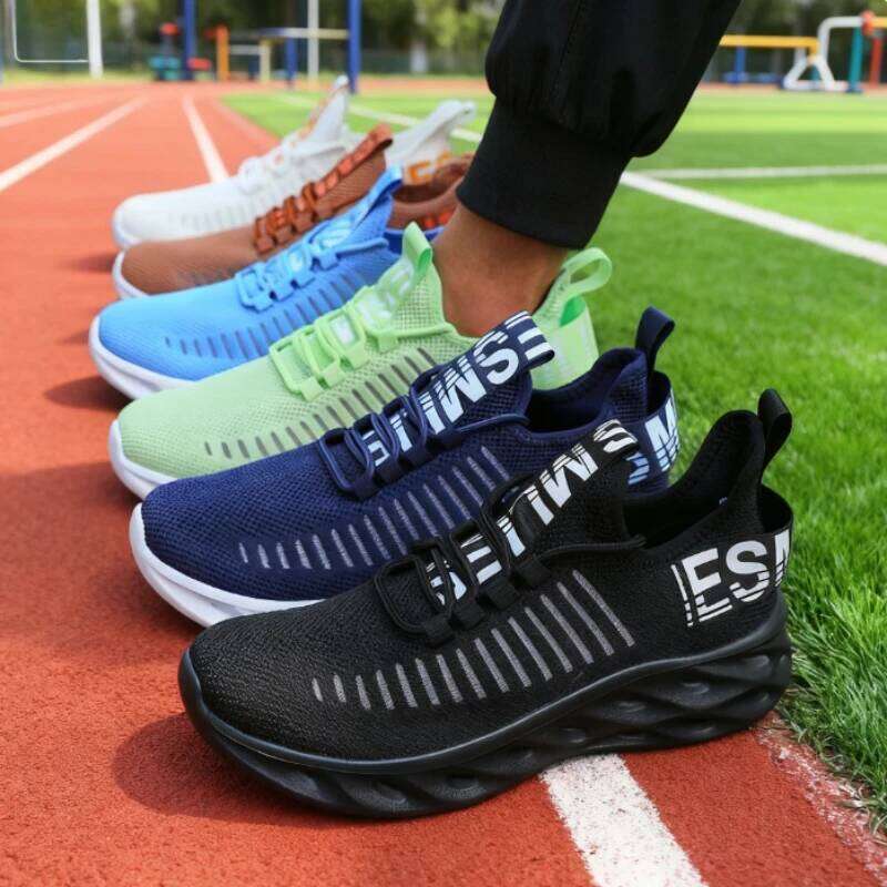 Men's Sneakers Thick Sole Comfortable Casual Lightweight Breathable Brand Running Shoes Luxury Male Tenis Masculino