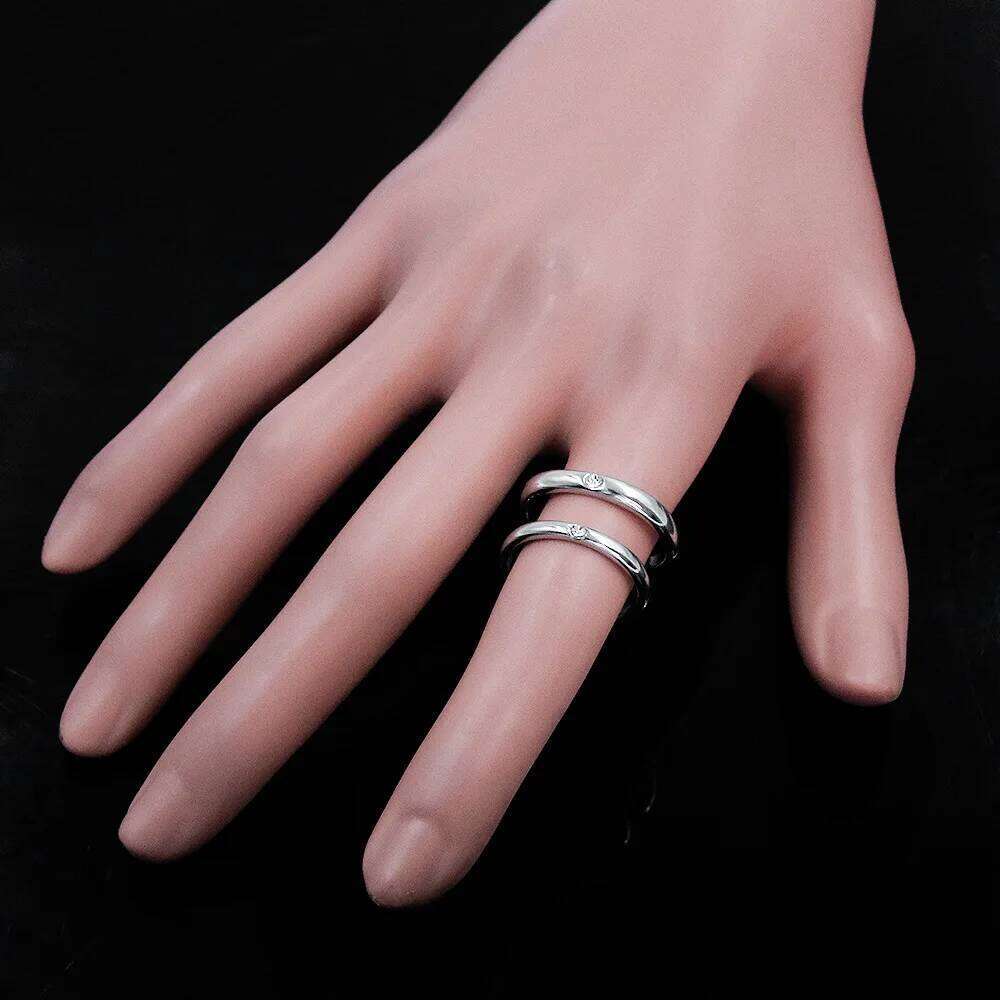 Anime Jujutsu Kaisen Yuta Okkotsu Stainless Steel Rings Cosplay Props Men Women Couple Lover Ring Jewelry Accessories Gifts W260206