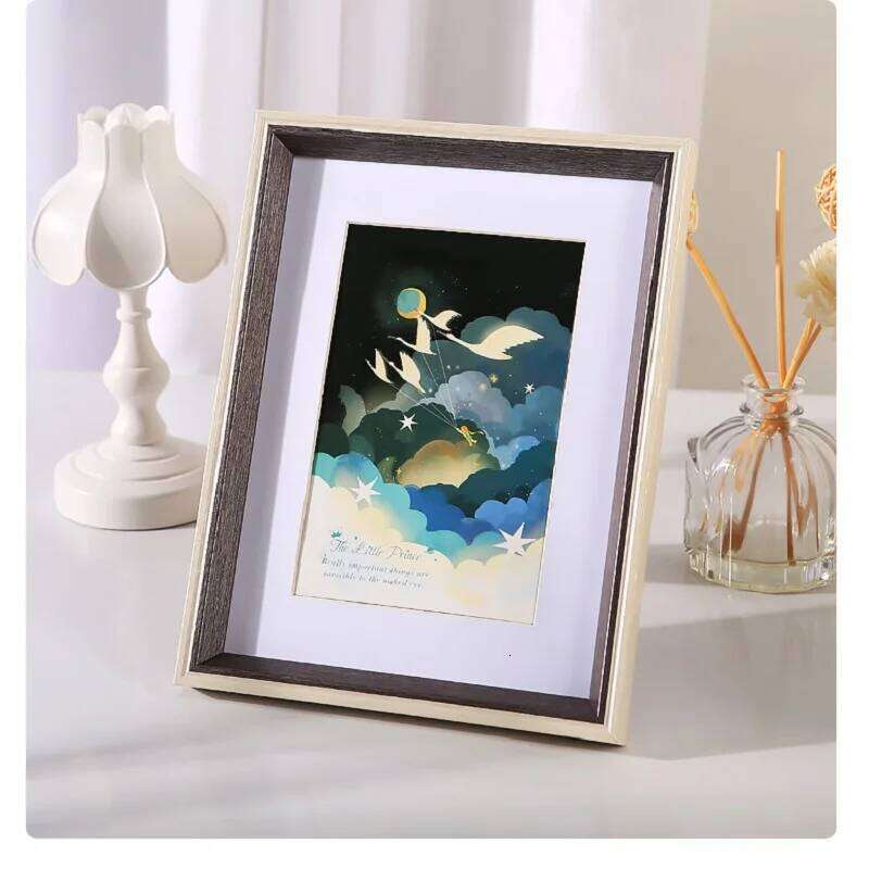 Minimalist Photo Versatile A4 Tabletop Display Wall Mount Picture Frame - Stylish Decoration for & Office Home Decor S260205