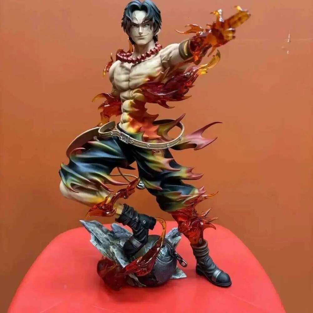 One Piece Anime Figure PortgasD Ace Action Figurine Statue Pvc Gk Model Collection Doll Desk Decoration Toy Birthday Gifts C260205 - view 5