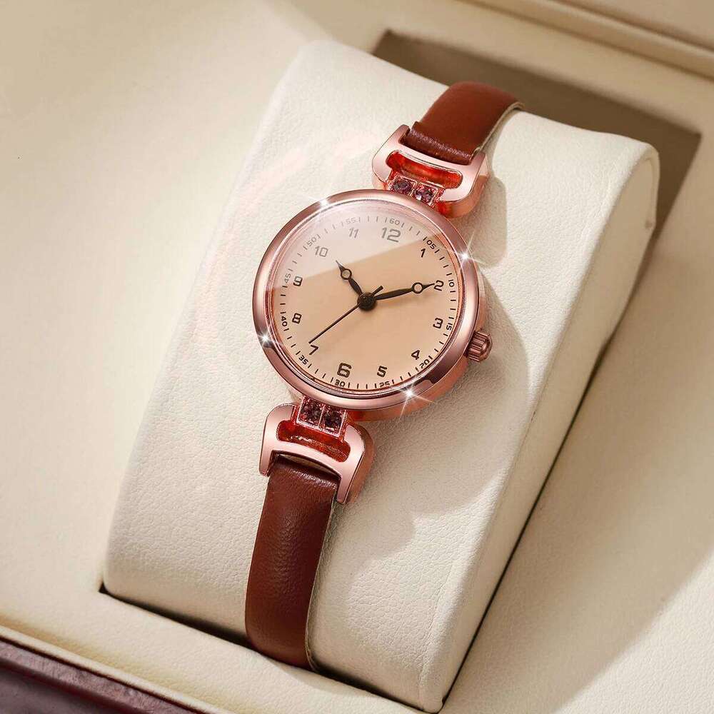 Fashion Small Arabic Dial Women Quartz Watch Ladies Ultra-thin Leather Strap Wristwatches Reloj Mujer Without Box Z260206