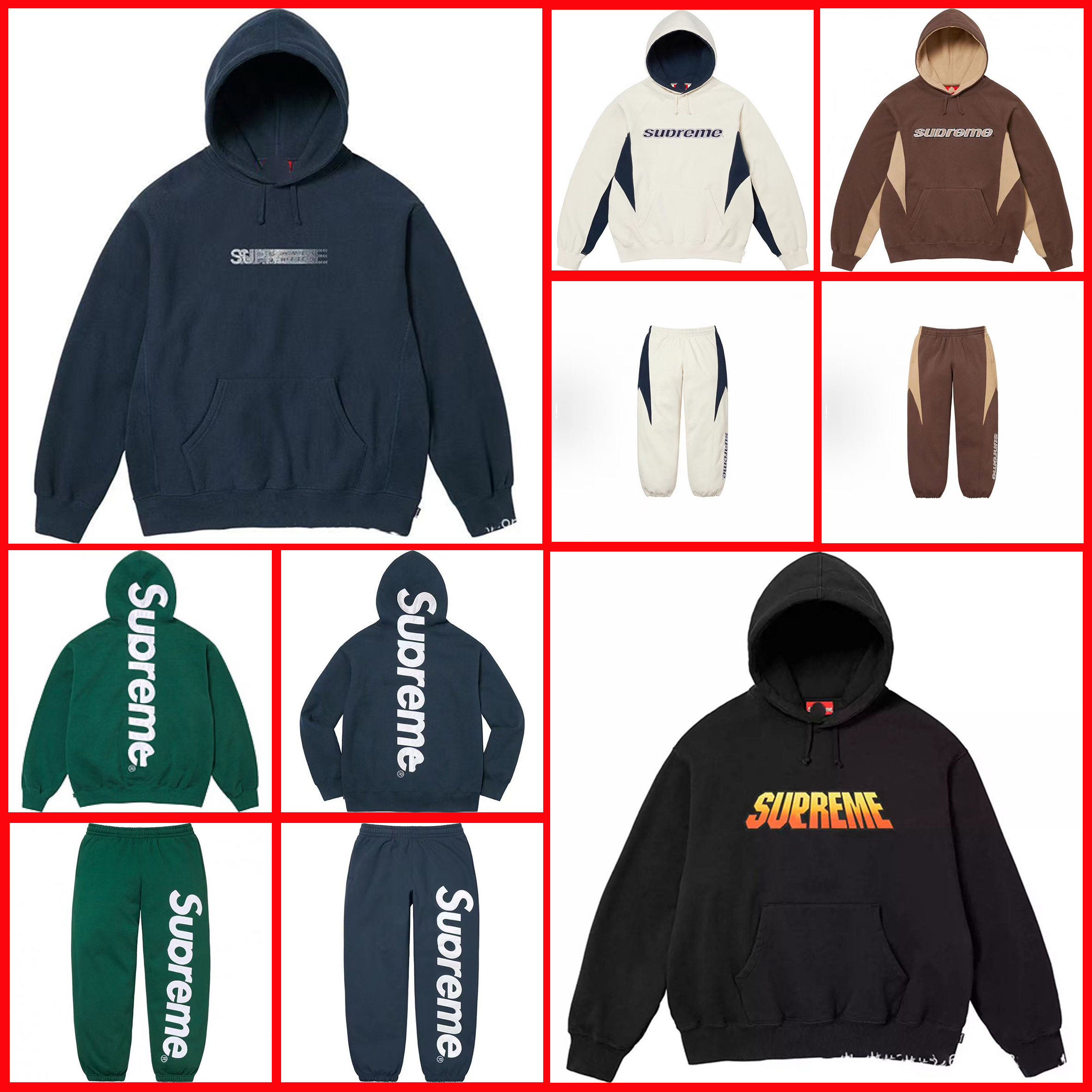 Supremely Hoodie Designer men Fashion Brand Hoody high quality Zipper Hooded Sweatshirt for Women Street Retro Cardigan hoodie size s-xl