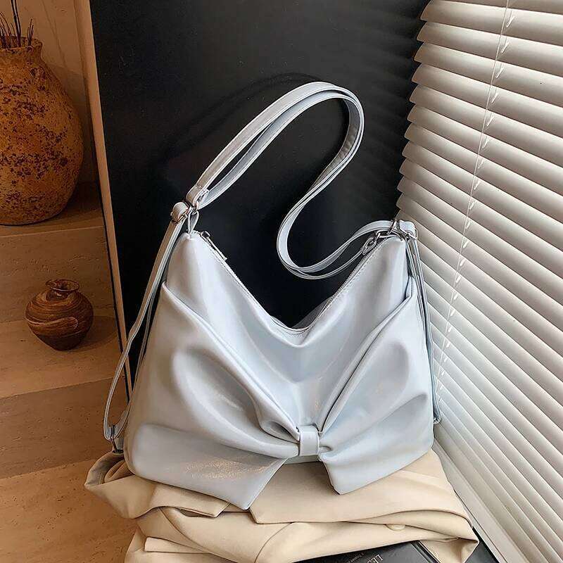 Butterfly Knot Shoulder Bags for Woman 2025 New Trendy Fashion Versatile Commuter PU Backpack and Crossbody Bag Mochilas Mujer Y260205