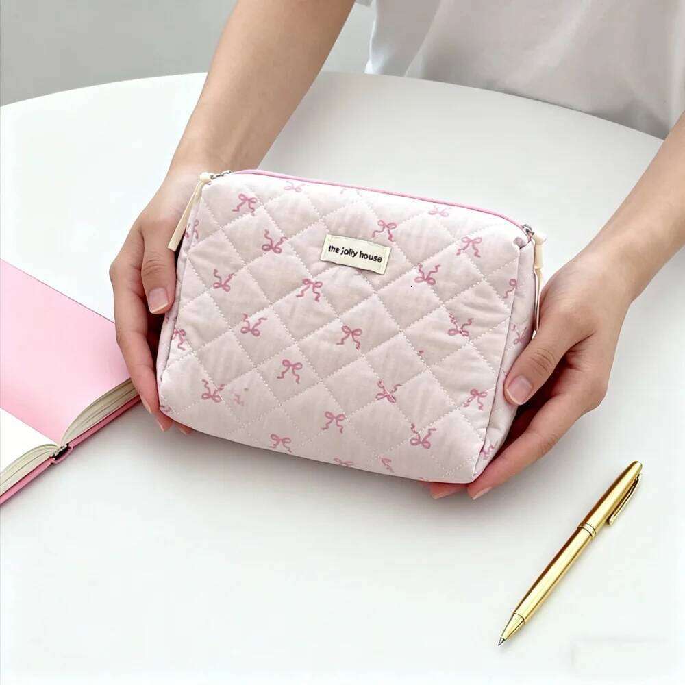 Makeup and Cosmetics Organizer Cosmetic Woman Women's Necessaire Gifts for Women Pink Bag Large Capacity Pouch Y260206