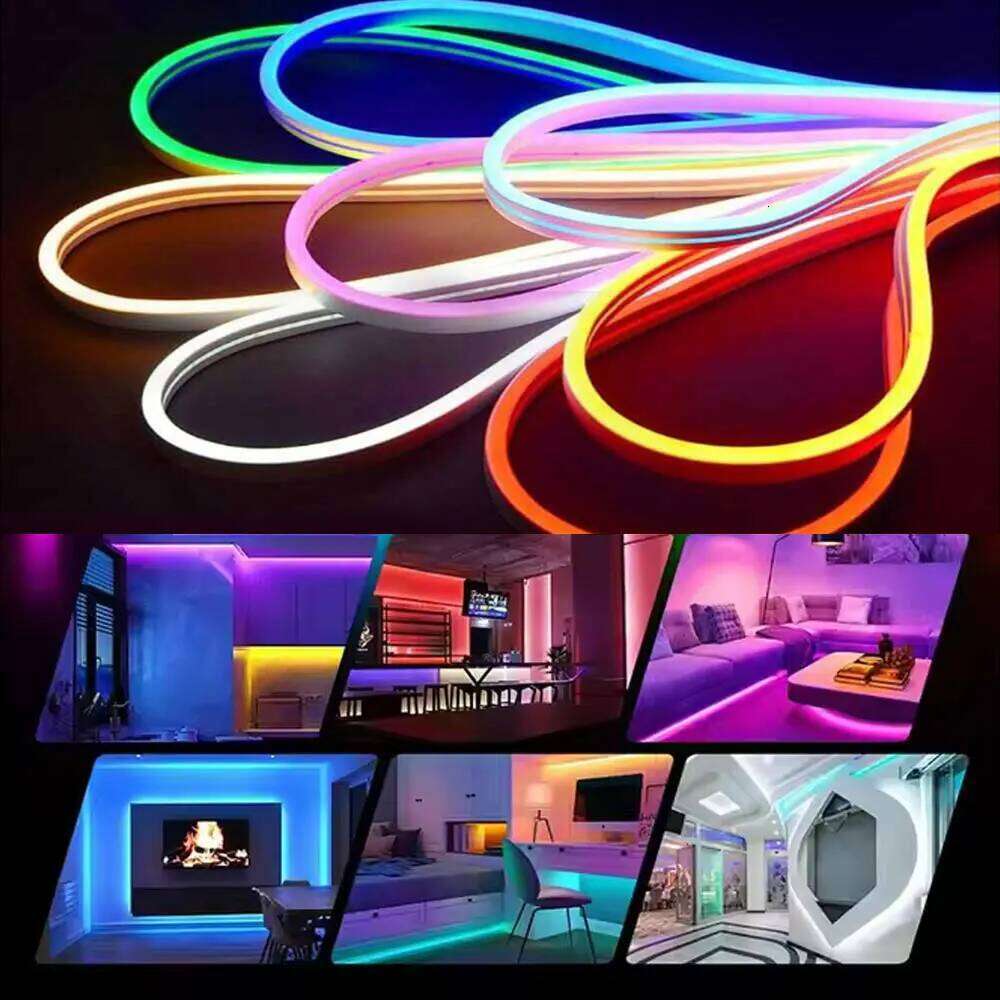 5V RGB Led Strip 1M 2M 3M 5M Ip65 Rgb Lamp Tape and Remote Diy Neon Deocoration for Home Cabinet Decor Z260206