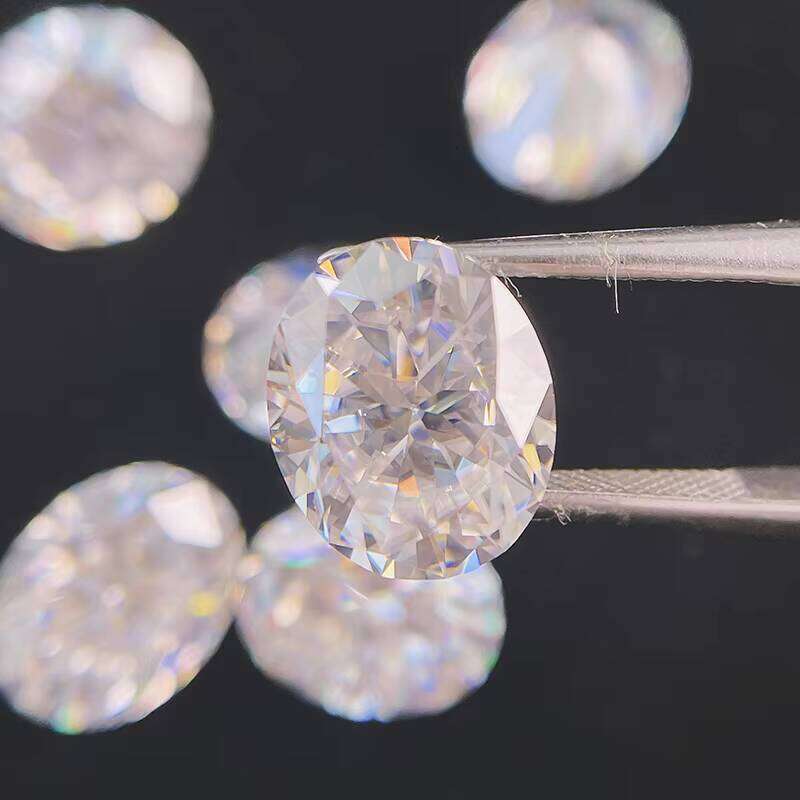 Wholesale High Quality Oval Cut Loose Moissanite Stone D Color Vvs1 Clarity