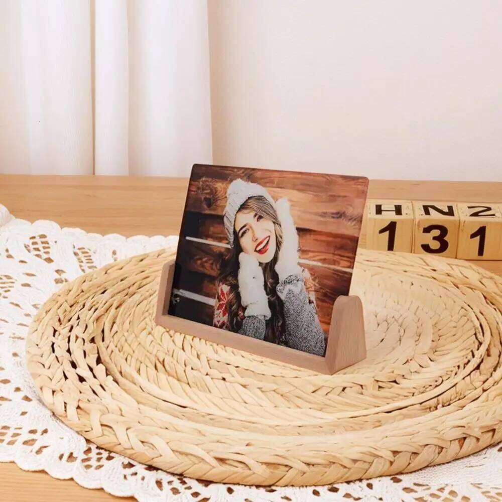 Clear Display Picture Sublimation Blank Acrylic Photo Frame Blanks For Christmas/Home Decor/DIY Craft S260205