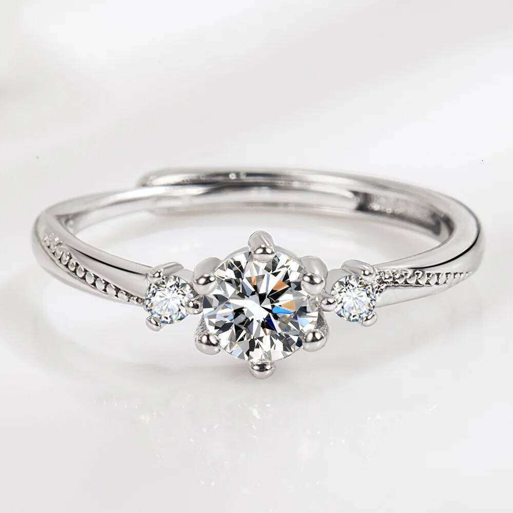 925 Sterling Silver New Lady's High Quality Fashion Jewelry Crystal Zircon Couple Ring For Man XY0339 W260206