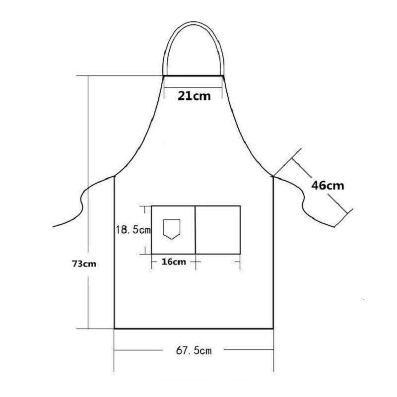 New Fashion Kitchen Woman Men Chef Work Apron for Grill Restaurant Bar Shop Cafes Beauty Nails Studios Uniform Aprons S260205 ac0