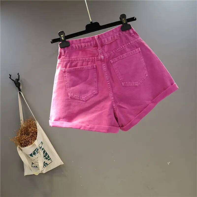 Korean Denim 2025 New Summer A-line Hot Pants Ropa Mujer Jean Shorts C260206