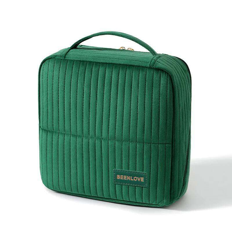 1pcs Standable Makeup Bag Portable Travel Cosmetic Organizer Large Capacity Handheld Toiletry Storage Pouch for Toiletries Y260206