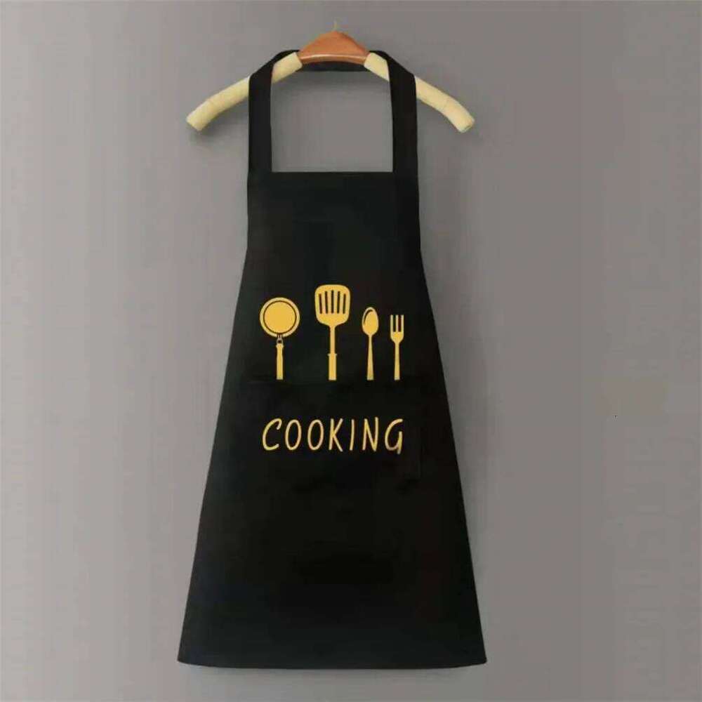 Household Cooking Men Women Oil-Proof Waterproof Adult Waist Fashion Coffee Overalls Apron Kitchen Accessories S260205