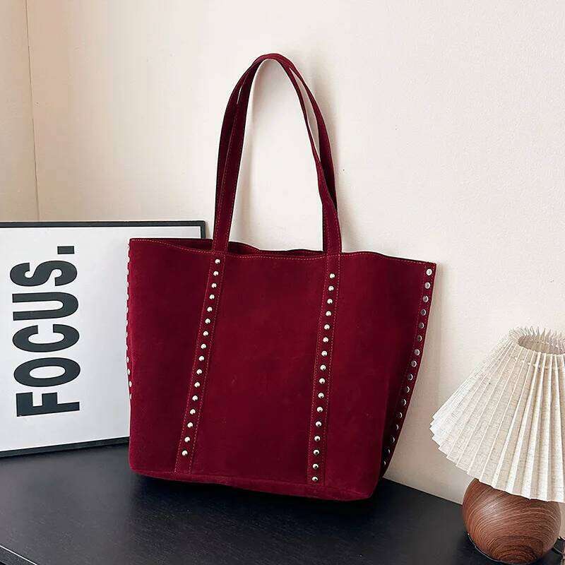 Fashion Microfiber Solid Sewing Shoulder Bags 2025 High Quality Retro Sweet Handbags Brand Sequined Large Capacity Bag for Women Y260205