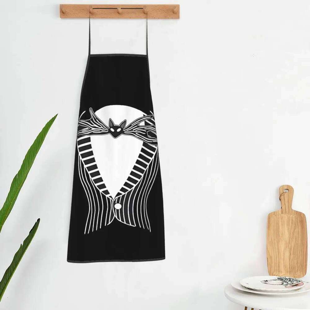Nightmare Before Christmas Skull Funny Apron Jack Skellington Anime Adult Kitchen Chef Bib Tablier Cuisine Cooking Baking S260205