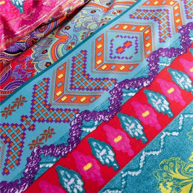 Bohemian Style Duvet Cover Sets Single/Twin/Queen/King Size XJ260206