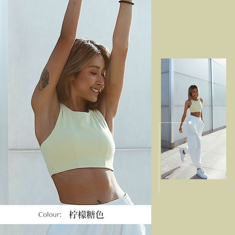 Pilates Training High Waist Three-Point Pants Yoga Set Shockproof Tight-Fitting Gathered Underwear Fitness Running Bra Body Shaping