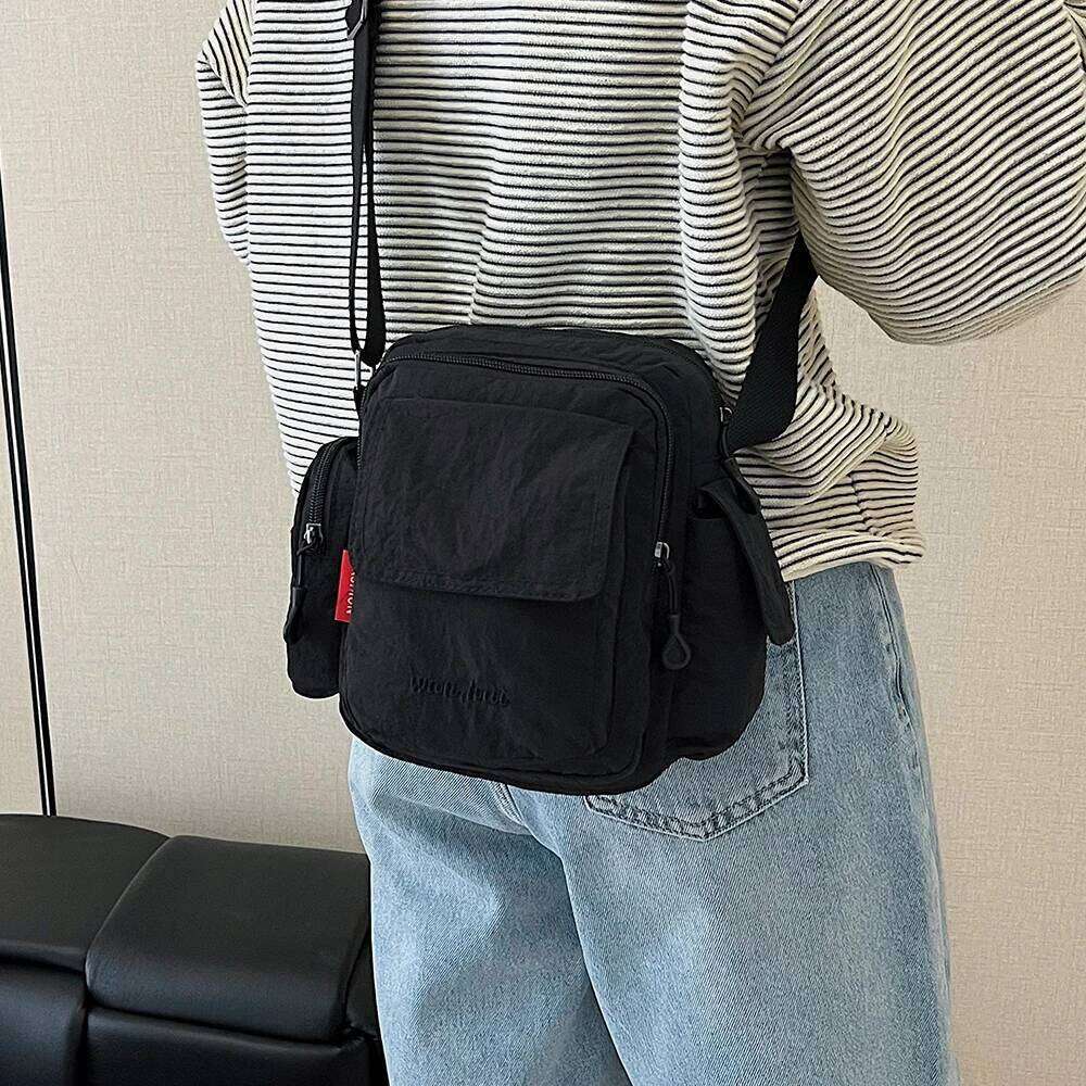 Versatile Nylon Small Square Multi-Functional Large Capacity Commuter Mini Shoulder Mountaineering Bag XJ260129