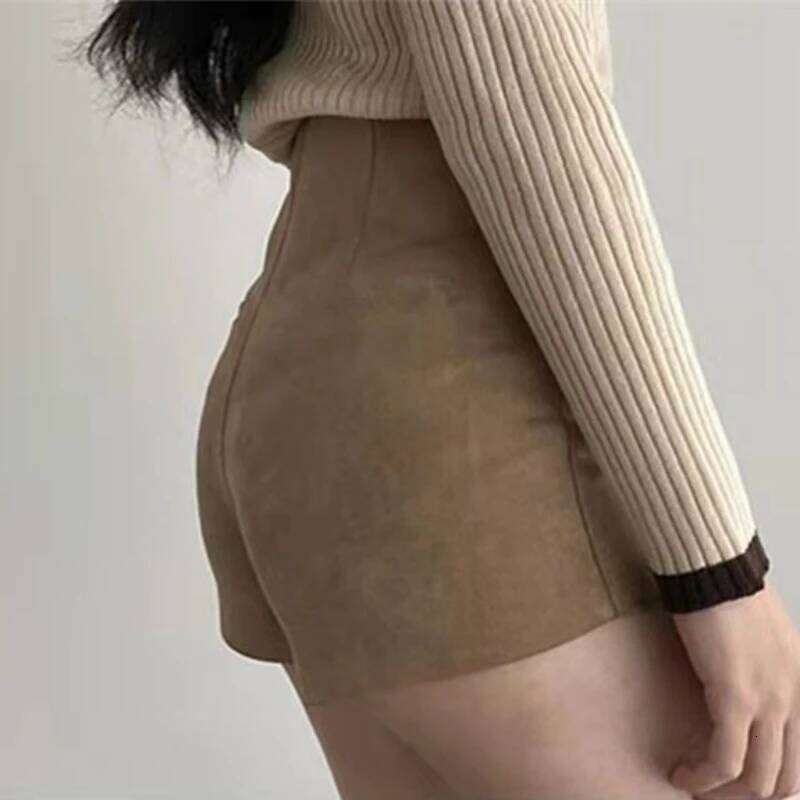 Skinny Shorts Women Elasticity High Waisted Hot Girls Sexy Trouser European Y2k Clothes Fashion Streetwear Hip Hop Minimalist H260206