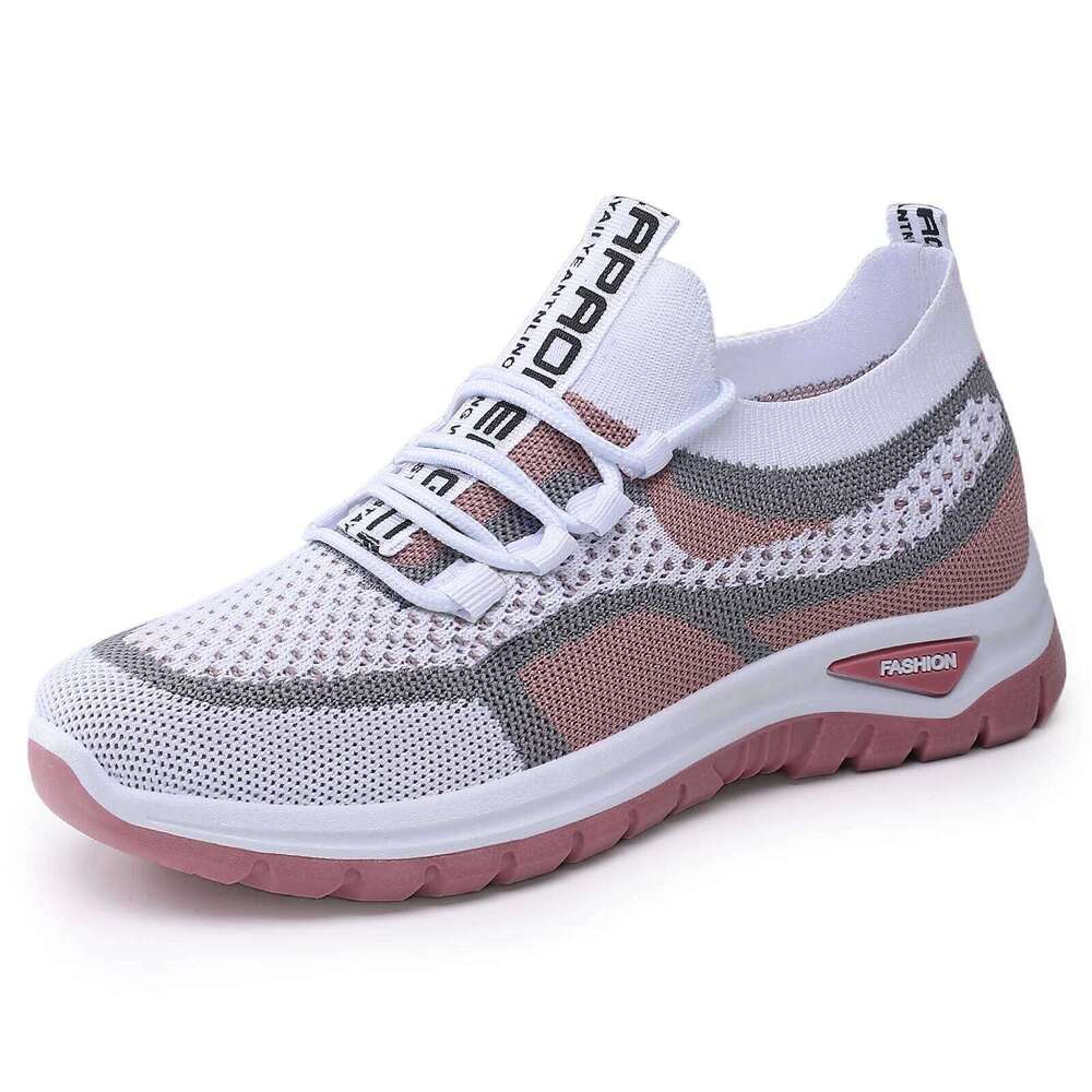 Spring new women's casual sports breathable lightweight anti slip flat outdoor hiking discount shoes free shipping