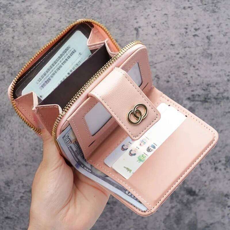 New Women's Short Wallet, Premium Minimalist Large Capacity Purse with Tassel Y260206