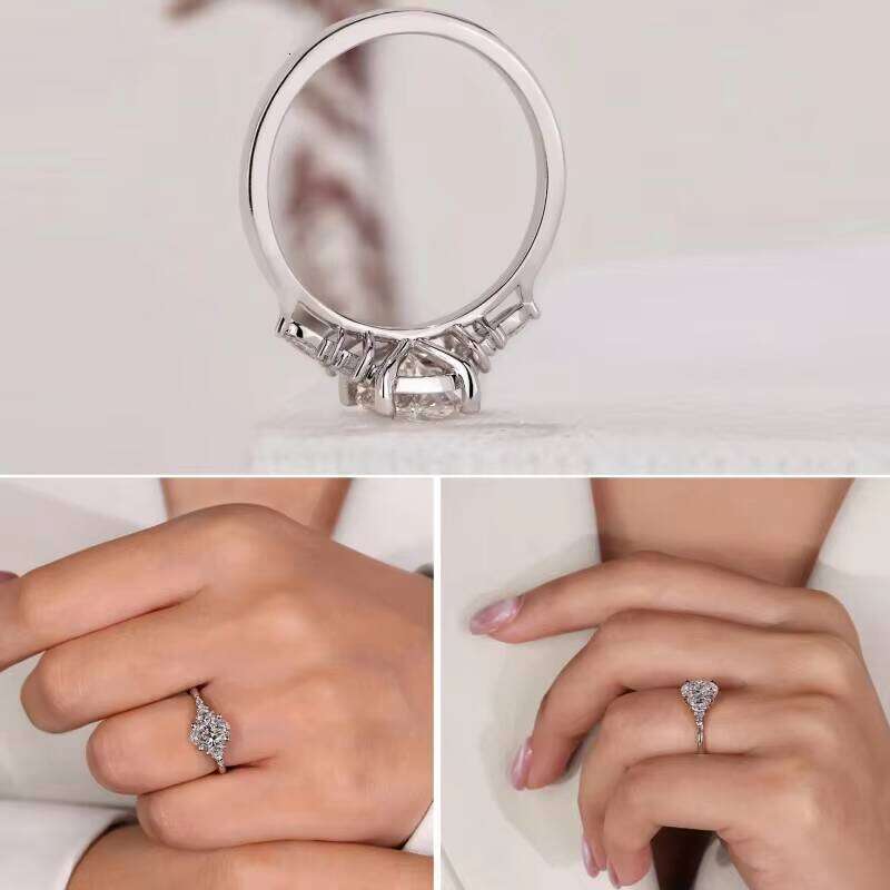 14K 18K Solid Gold Grown Engagement Ring For Men Women Igi Gia Certified 2Ct 3Ct Vvs Lab Diamond Jewelry Custom