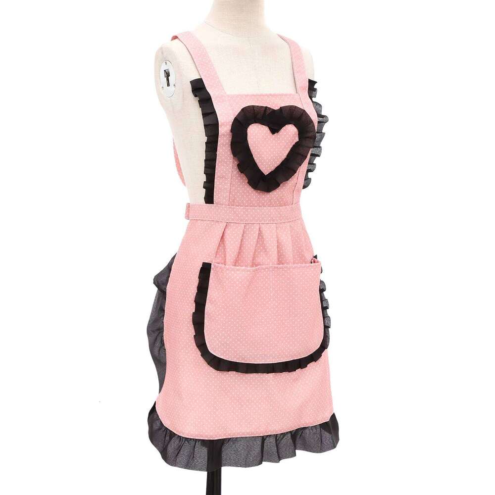 1Pc Mens Cosplay Costumes Lolita Style with Pocket Dressing Maid Uniform Apron Ruffled Outline Halloween Fancy Ball S260205 d2a