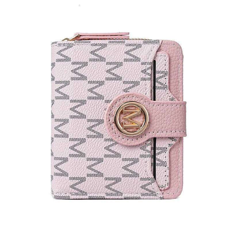 New Style Women's Wallet, Short, European and American PU High-end Coin Purse, Printed, Multi-card Slots, Small Wallet Y260206
