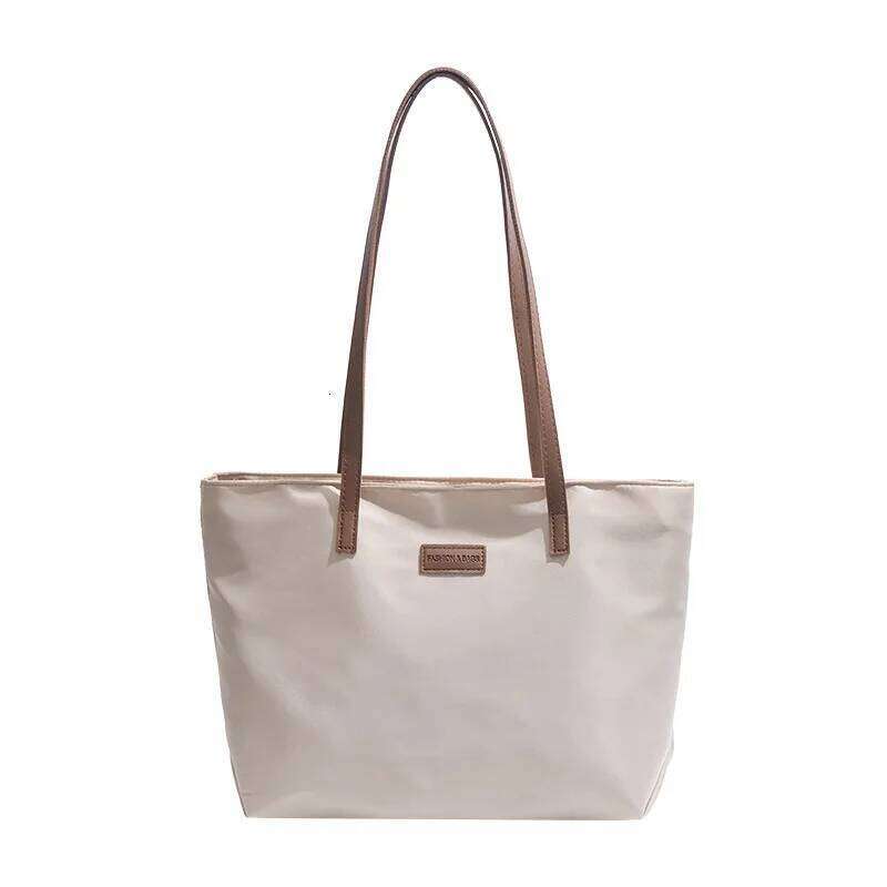 Casual Women's Oxford Cloth Shoulder Bags College Commuter Ladies Waterproof Tote Shopping Bag Large Capacity Female Handbags Y260205