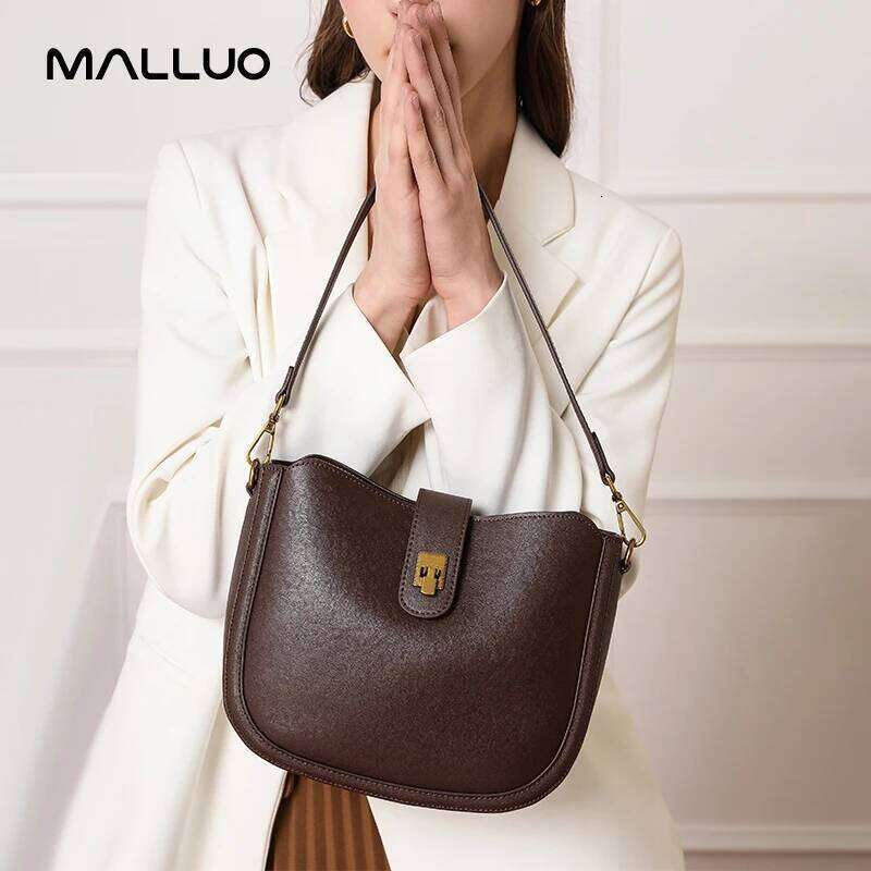 Womens Cowhide Genuine Shoulder Bag Ladies Soft Natural Cow Leather Handbag Female Fashion Luxury Design Crossbody Bags Y260205