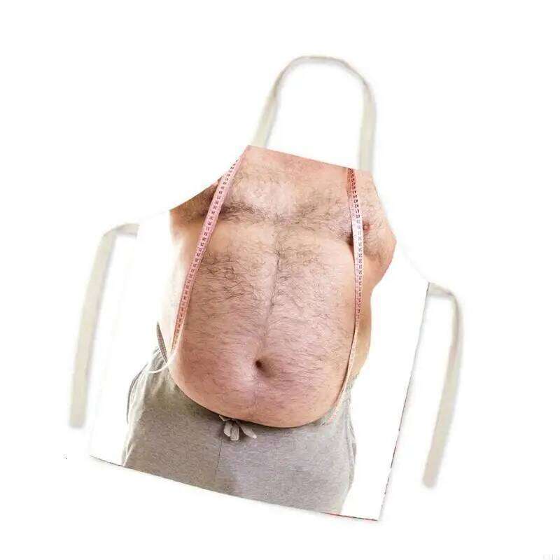 Funny 3D Printed Great for BBQs Themed Event Practical and Fade Resistant Home Kitchen Cooking Apron S260205