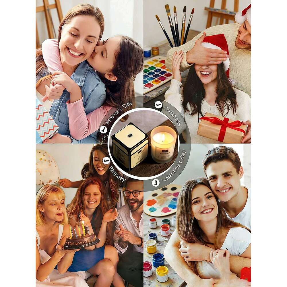 When wax is lit, it emits a smokeless, serene fragrance, serving as an aromatherapy for calming the mind and aiding sleep. S260205