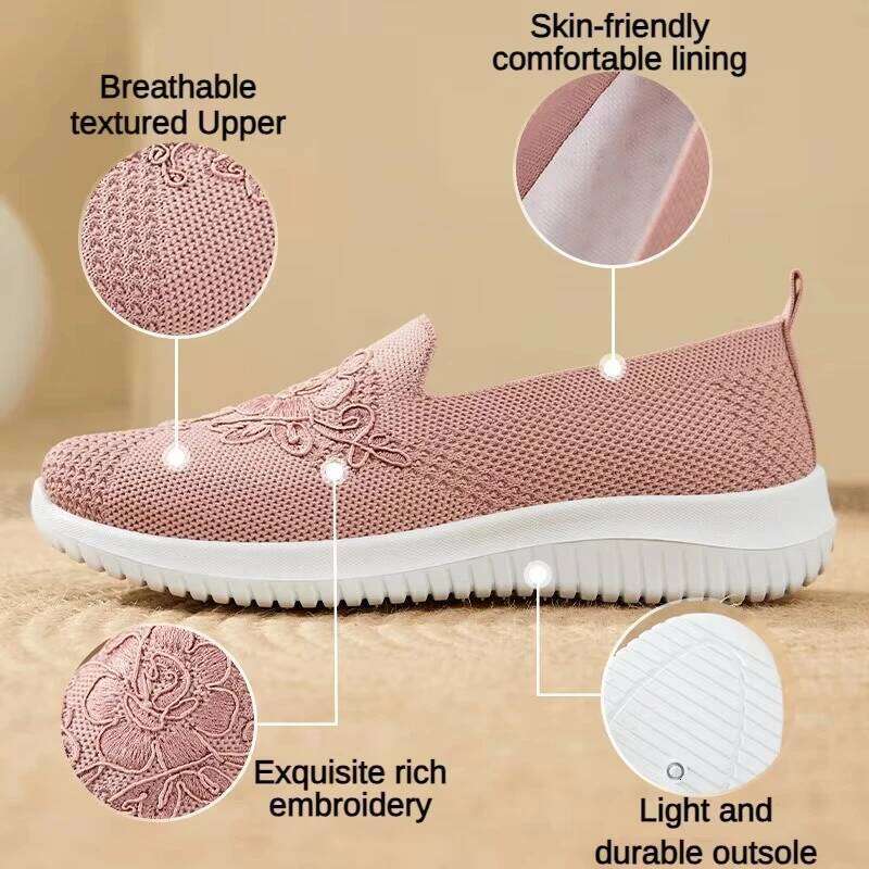 Summer 2025 Breathable Sneakers Comfort Women'S Cheap Shoes Clearance Free Shipping