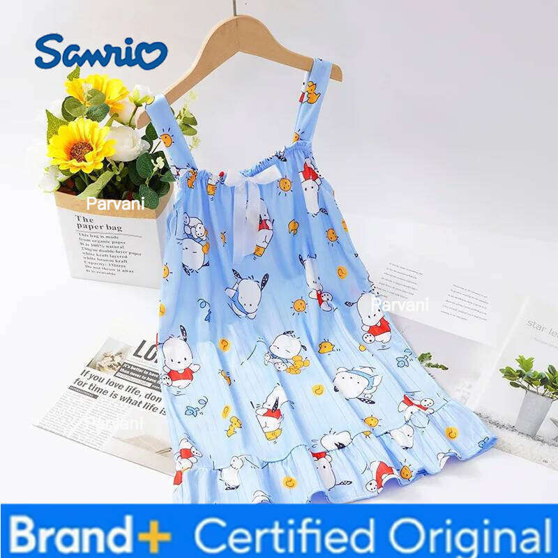 Sanrio Children's Strap Sleeping Skirt Thin Girl Cartoon Printed Pajama Summer Princess Style H260206 - view 6