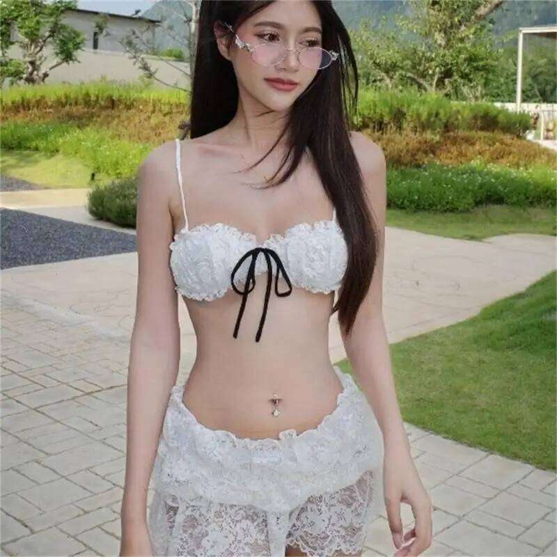 Women Low Waist Swimming Female Swimsuits 3 Pcs Swimwear Backless Bathing Suit for Beachwear Y08C XJ260206