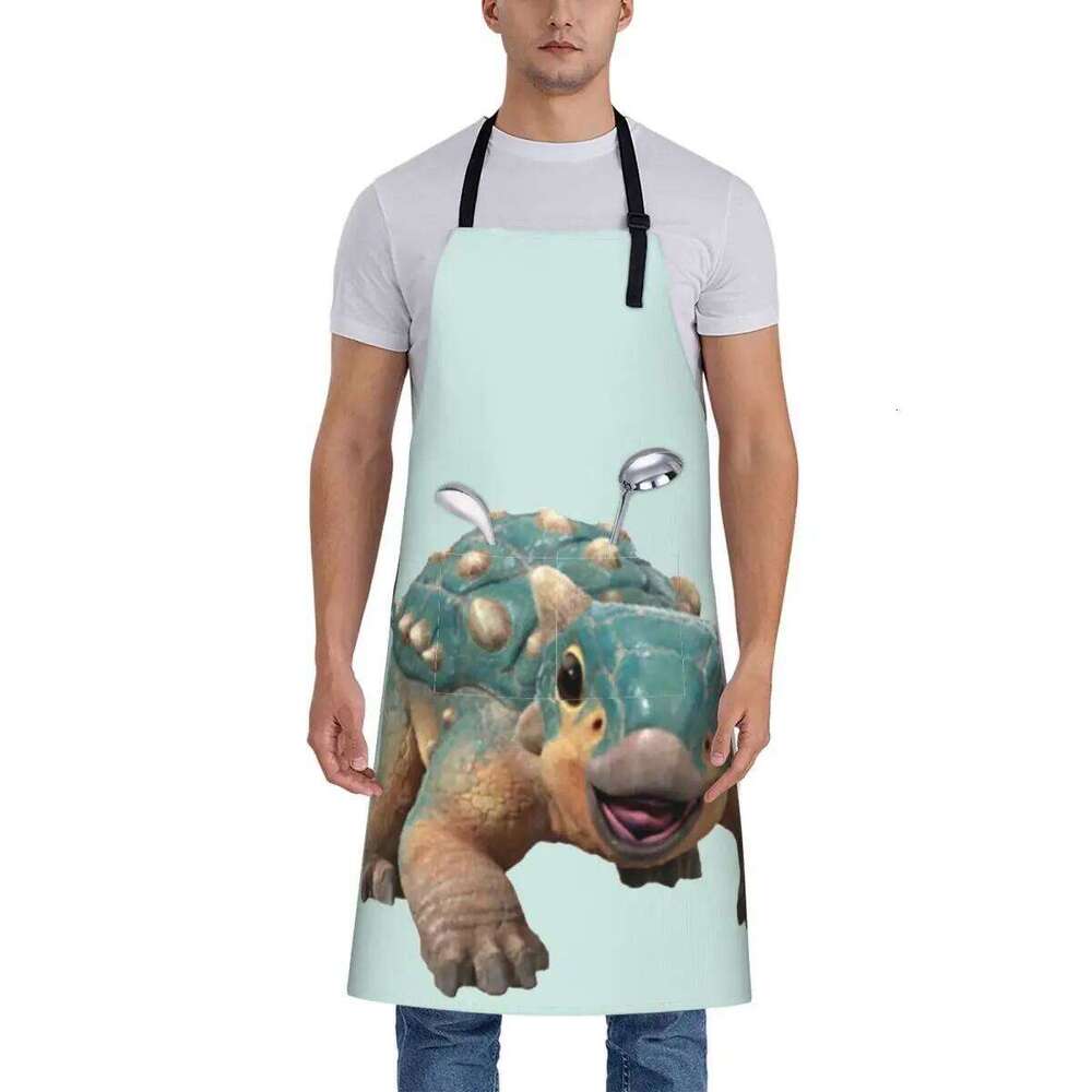 Bumpy Ankylosaurus Magniventris Aprons Chef Cooking Baking Tablier Waterproof Bib Kitchen Cleaning Pinafore for Women Men S260205 3a8
