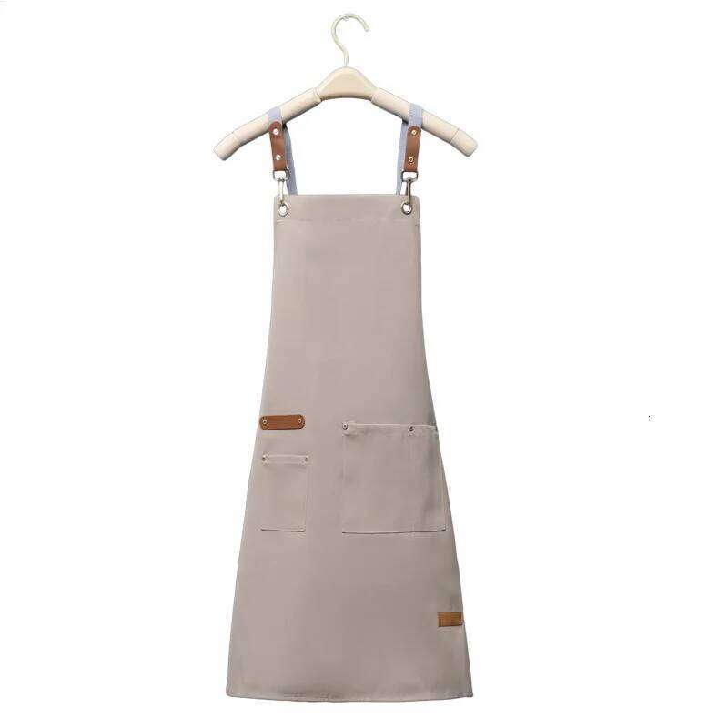 Customize Company LOGO Restaurant Work Cloth Waterproof Oil Resistant and Durable Fabric Wearable All Seasons Sleeveless Apron S260205