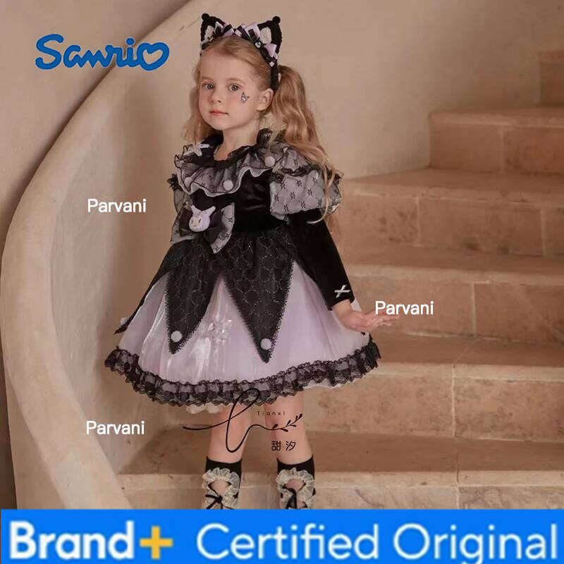 Sanrio Handmade Autumn Long Sleeve Lolita Princess Cosplay Dress Birthday Girls Halloween Costumes H260206 - view 4