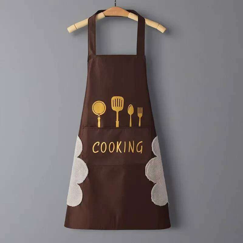 Kitchen Household Cooking Baking for Men Women Lightweight and Durable New Waterproof Oilproof Apron S260205 bdd