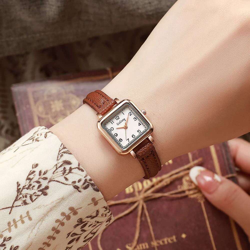 Simple Arabic Square Small Dial Quartz Belt Watch Z260206