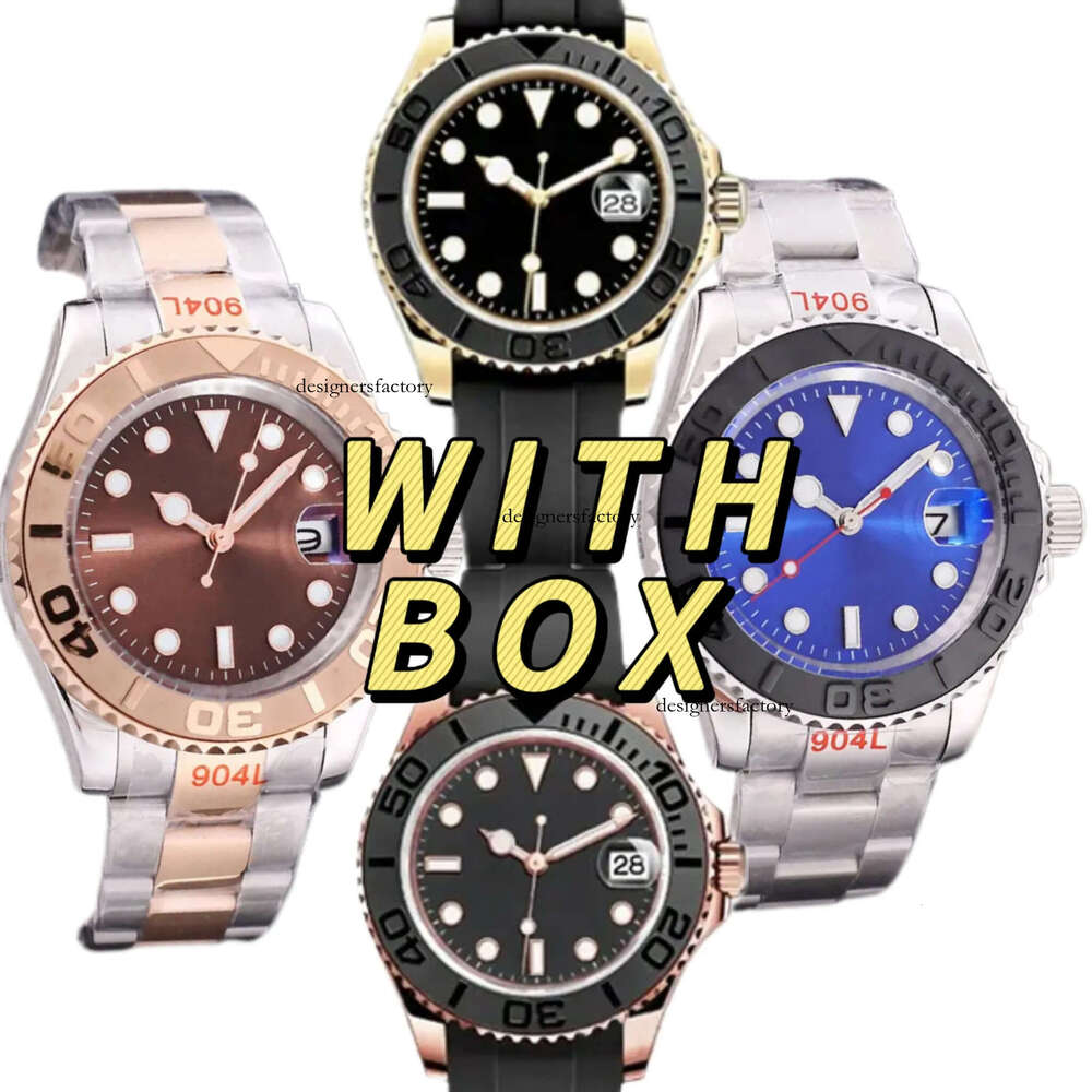 Mechanical Men's High Quality 40mm 904L Stainless Steel Sapphire Watches aaa