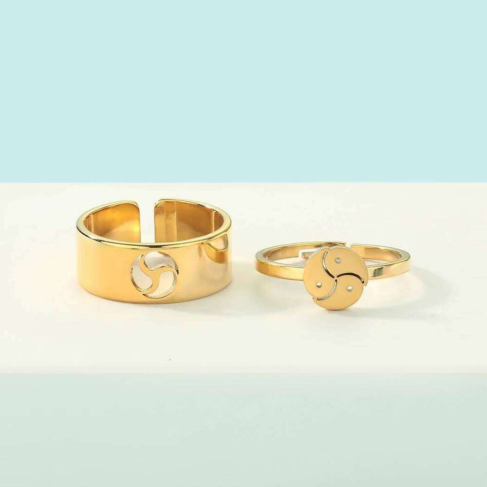 Bdsm Promise Ring for Couples - Master Slave Jewelry, Matching Rings, His and Her Ring, Alternative Engagement, Boyfriend W260206