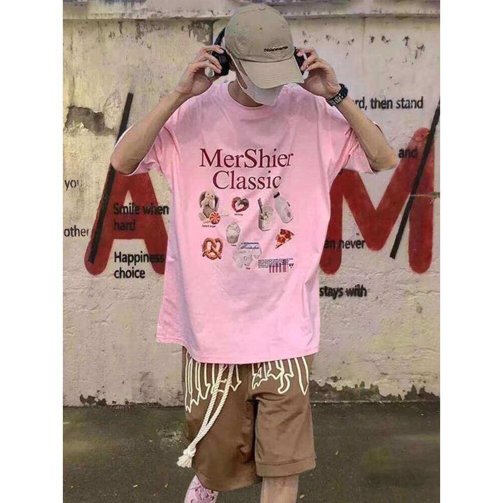 Nicemix American Vintage Shorts Summer New Y2K Letter Foam Printing Half Pants Men Women Casual Oversize Punk Sweat Sports XJ260206