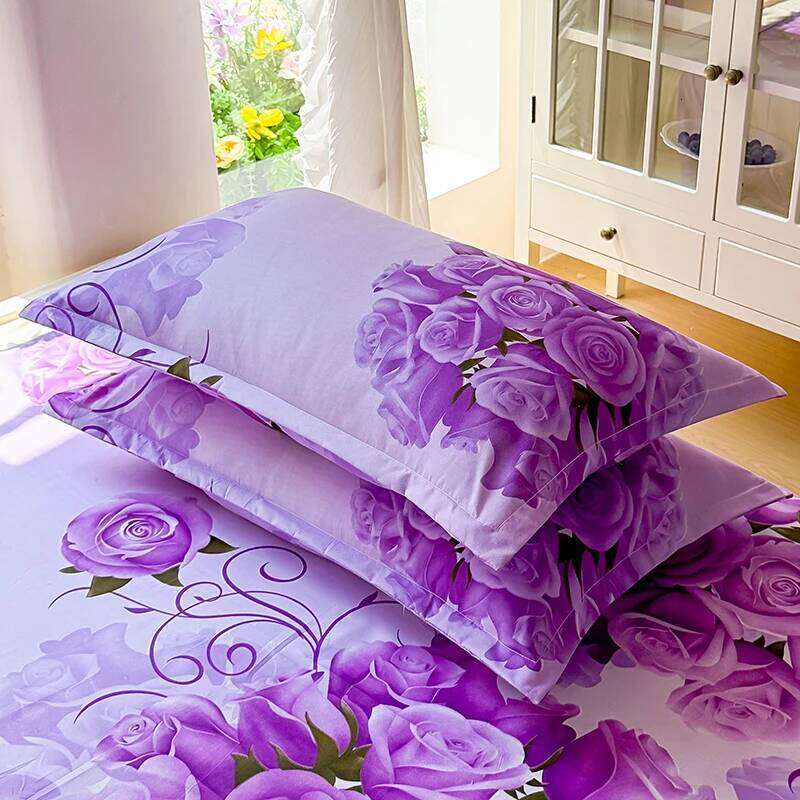 3pcs Brushed Bedding Pillowcase Set Skin Friendly Breathable Duvet Cover Pillowcases -ZQDL XJ260206