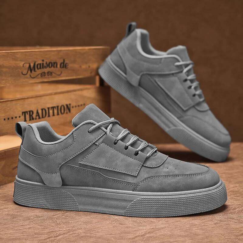 Spring and Autumn Men's New Style Low-Top Lightweight Large Size Trendy Student Fashion Versatile Thick-Soled Sports Shoes Casual Sneakers
