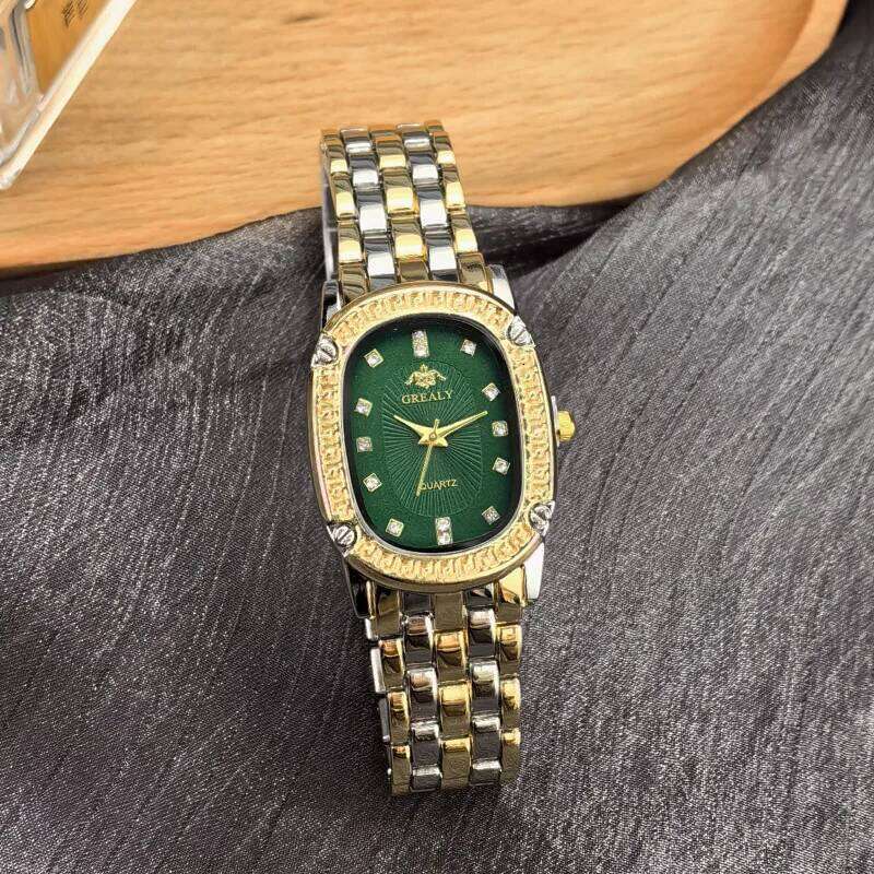 Fashion Square Women's Watches Brand Ladies Quartz Wristwatch Classic Silver Simple Femme Steel Band relogio feminino Gift Z260206