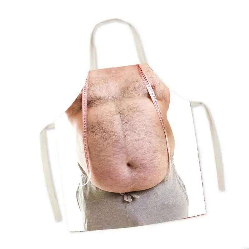 Funny 3D Printed Great for BBQs Themed Event Practical and Fade Resistant Home Kitchen Cooking Apron S260205