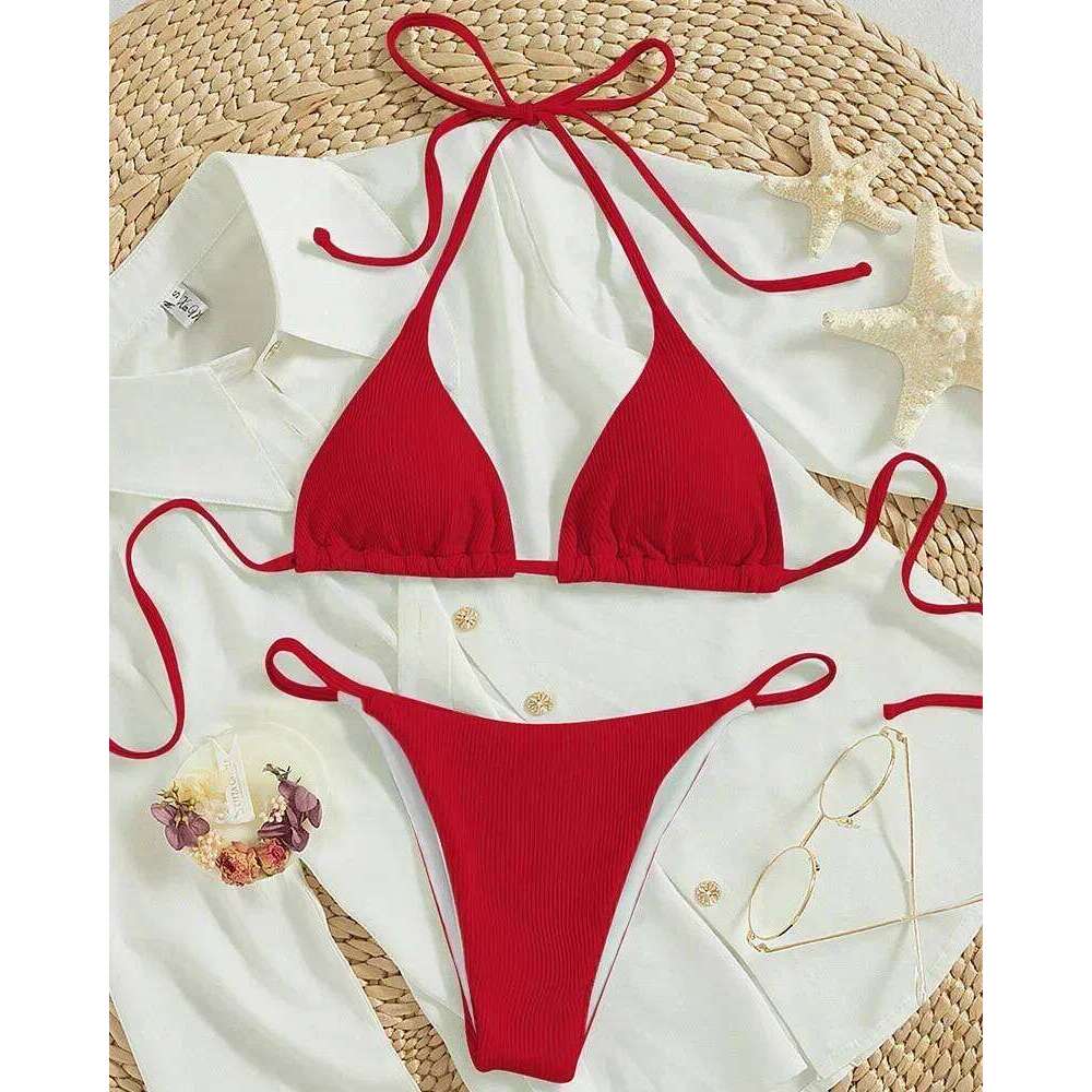 Sexy Bikini Set Women White Black Push Up Bra Micro Swimsuit 2025 Brazilian Beach Holiday Bathing Suit Thong Swimwear Biquini Z260206