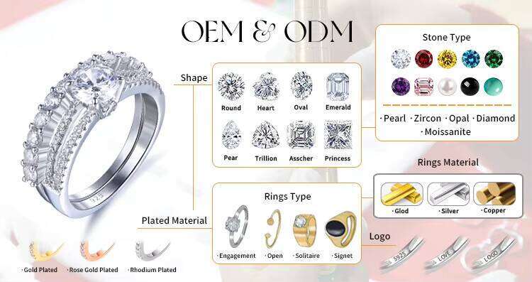 Kirin Custom 925 Filigree Ring 10Ct GH Moissanite Silver Jewelry Women For Wedding